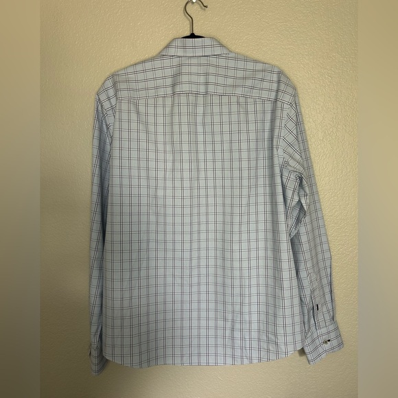 UNTUCKit Blue Dress Shirt Classic Checkered Design - Picture 7 of 7